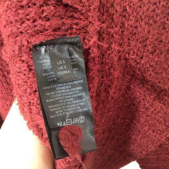 Anthropologie Burgundy Cardigan Sweater - Picture 5 of 10